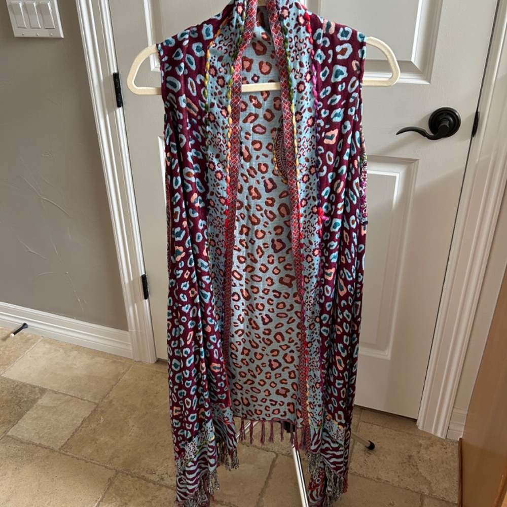 Multi Color duster/vest